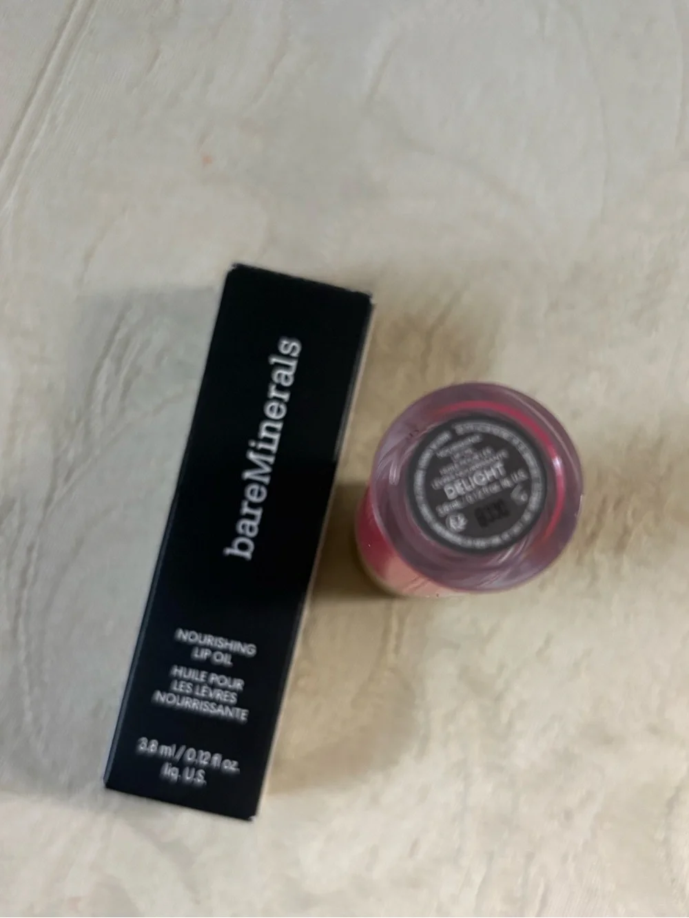 Bareminerals Nourishing Lip Oil Lipgloss in Delight BNIB